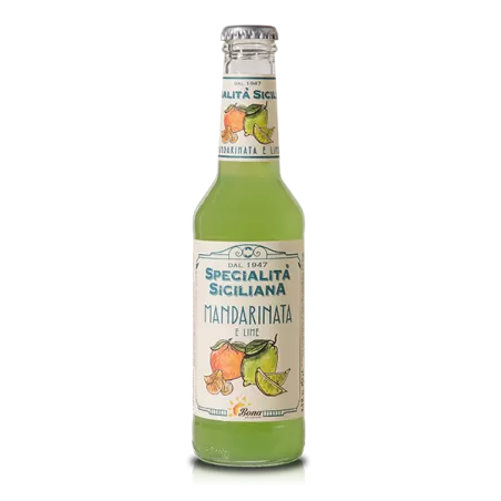 Mandarinata Sizilien - Premium Linie Sizilianische Spezialitäten - Bibite Bona - Alkoholfreie Getränke und Fruchtsäfte