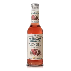 Grenade et Fleurs de Sureau - Ligne Premium Spécialités Siciliennes - Bibite Bona - Boissons Non Alcoolisées et Jus de Fruits