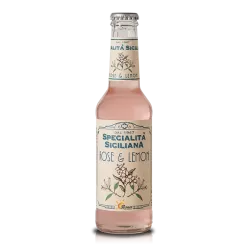 Rose & Lemon - Gamme Premium Spécialités Siciliennes - Bibite Bona - Boissons Non Alcoolisées et Jus de Fruits