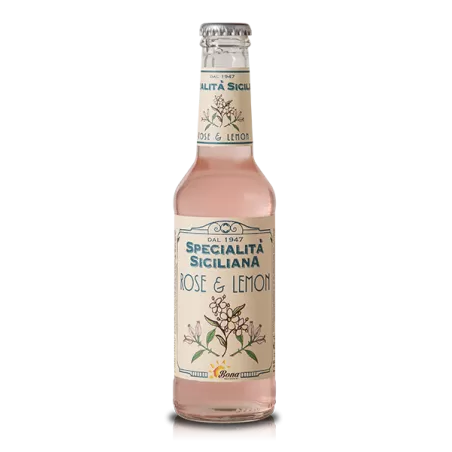 Rose & Lemon - Premium Linie Sizilianische Spezialitäten - Bibite Bona - Alkoholfreie Getränke und Fruchtsäfte