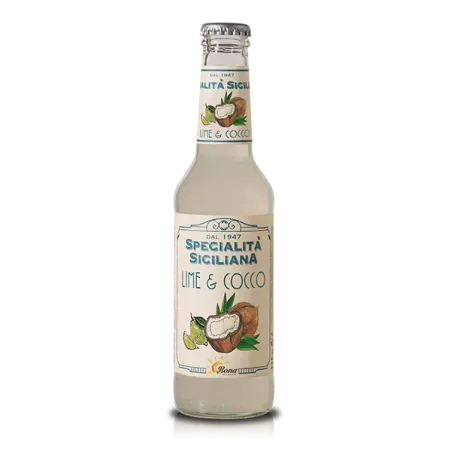 Lime und Kokos - Premium-Linie Sizilianische Spezialitäten - Bibite Bona - Alkoholfreie Getränke und Fruchtsäfte