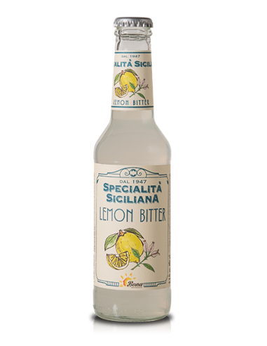 Lemon Bitter - Premium Line Sicilian Specialty - Bibite Bona - Soft Drinks and Fruit Juices