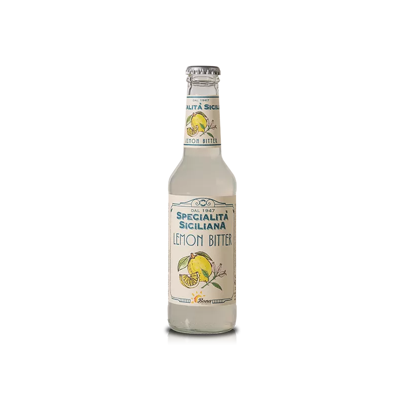 Lemon Bitter - Ligne Premium Spécialité Sicilienne - Bibite Bona - Boissons Non Alcoolisées et Jus de Fruits