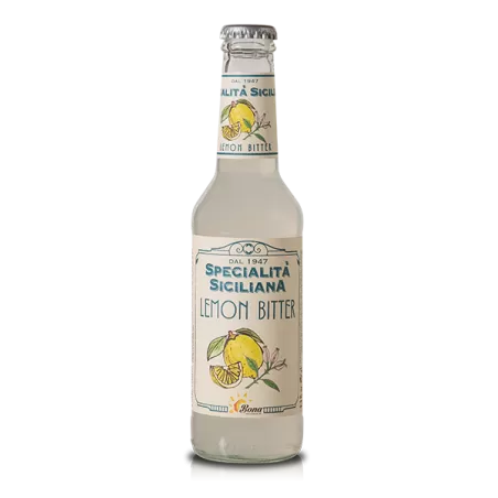 Lemon Bitter - Ligne Premium Spécialité Sicilienne - Bibite Bona - Boissons Non Alcoolisées et Jus de Fruits