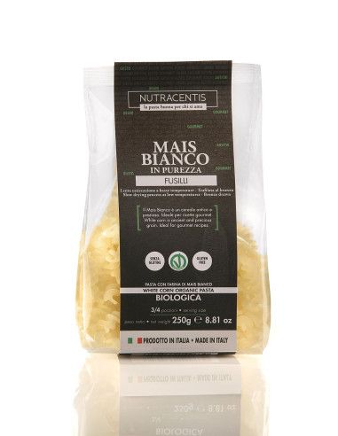 Fusilli di Mais Bianco - Pasta Natura Gluten Free - Pasta