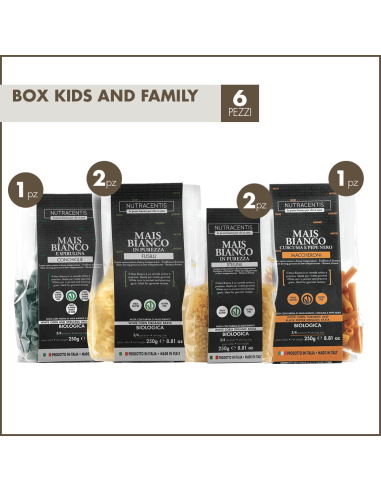 Mix box Kids and Family Pasta Nutracentis - Pasta Natura Gluten Free - Pasta
