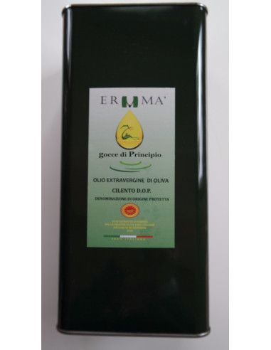 Extra Virgin Olive Oil DOP of Cilento 3 L of Ermma - Ermmà - Oil and Vinegar