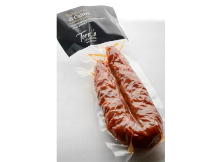 Salsiccia Calitrana-Salumificio Tornillo - SALUMIFICIO TORNILLO S.r.l. - Wurstwaren