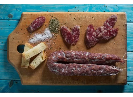 Salsiccia Calitrana-Salumificio Tornillo - SALUMIFICIO TORNILLO S.r.l. - Wurstwaren