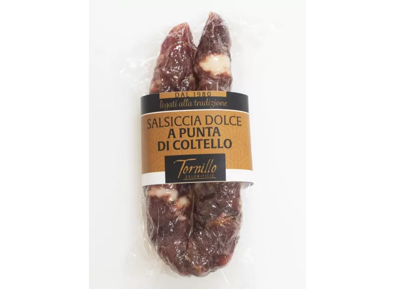 Salsiccia a Punta di Coltello - SALUMIFICIO TORNILLO S.r.l. - Wurstwaren