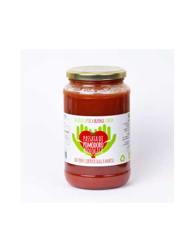 Organic tomato puree - Altereco - Cooperativa Sociale AlterEco - Sauces and Tomato Sauces