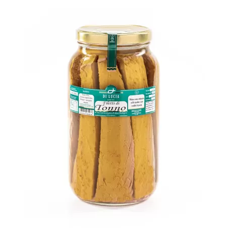 Tuna Fillets in Organic Extra Virgin Olive Oil - Ittici di Lucia - Canned Fish