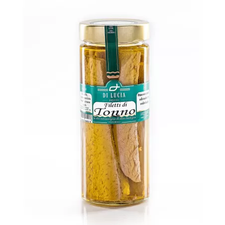Tuna Fillets in Organic Extra Virgin Olive Oil - Ittici di Lucia - Canned Fish