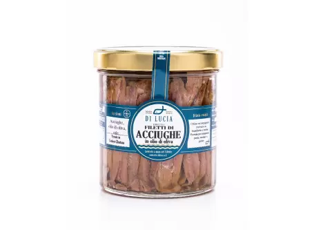 Filetti di Acciughe in Olio d'oliva di Ittici Di Lucia - Ittici di Lucia - Conserve di Pesce