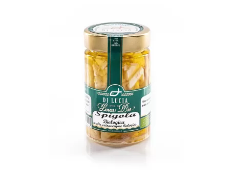 Organic sea bass in extra virgin olive oil - Ittici di Lucia - Canned Fish