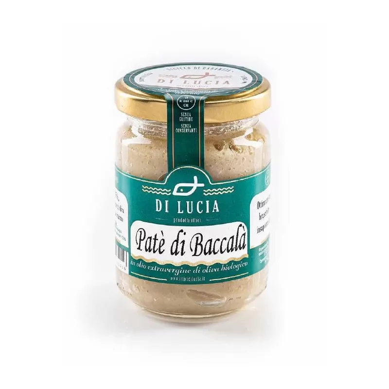Paté aus Kabeljau in Bio-Olivenöl - Ittici di Lucia - Cremes und Pasteten