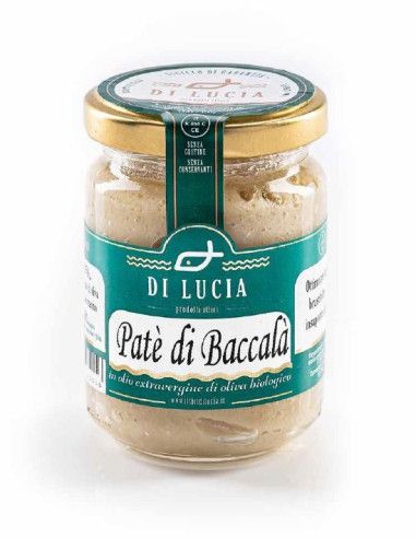 Patè di Baccalà in Olio Evo Biologioco - Ittici di Lucia - Creme e Paté