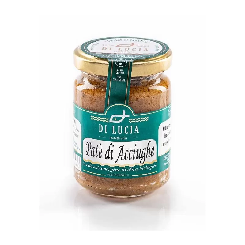 Anchovis-Paté in Bio-Olivenöl Extra Vergine - Ittici di Lucia - Cremes und Pasteten
