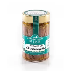 Filetti di Acciughe in Olio Evo Bio - Ittici di Lucia - Conserve di Pesce