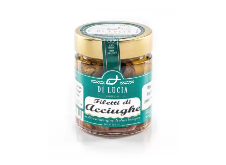 Anchovy Fillets in Organic Extra Virgin Olive Oil - Ittici di Lucia - Canned Fish