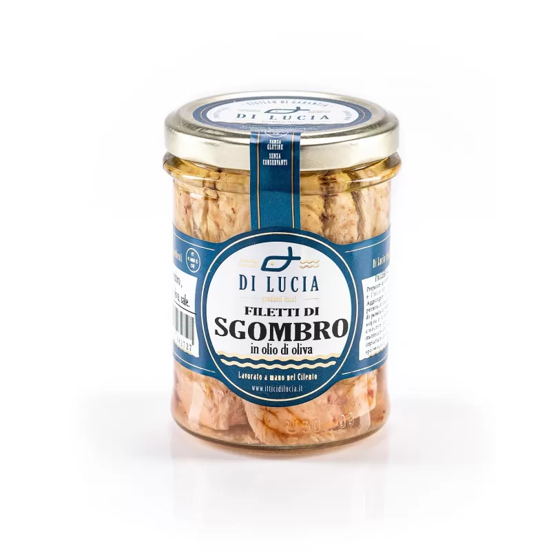 Mackerel Fillets in Olive Oil - Ittici di Lucia - Canned Fish