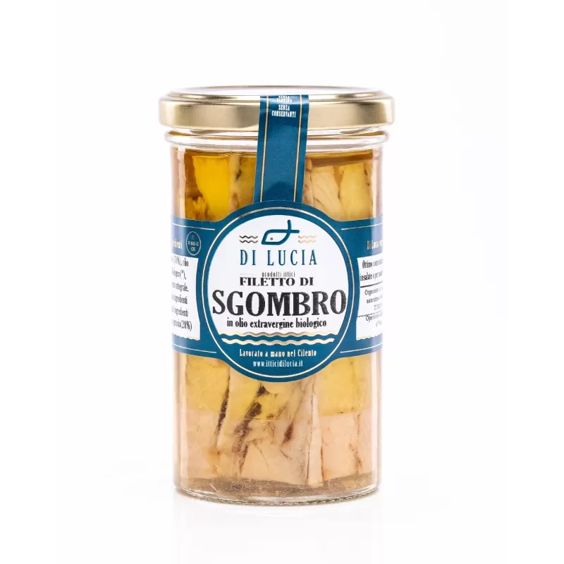 Mackerel Fillets in Olive Oil - Ittici di Lucia - Canned Fish