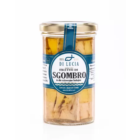 Mackerel Fillets in Olive Oil - Ittici di Lucia - Canned Fish