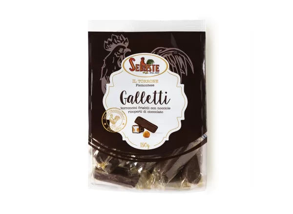 Cockerels covered with extra dark chocolate - Sebaste - Nougats