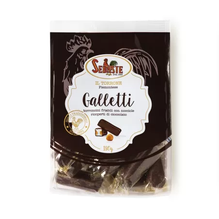 Galettes enrobées de chocolat noir extra - Sebaste - Torrons