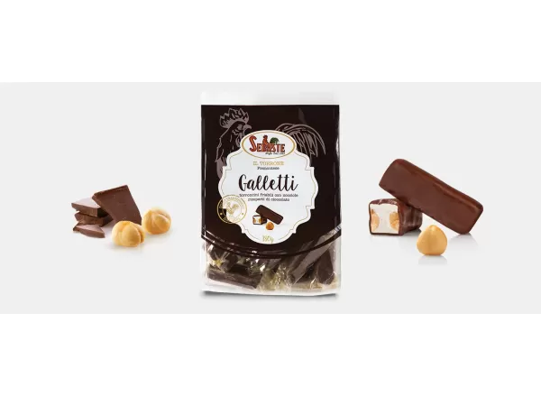 Cockerels covered with extra dark chocolate - Sebaste - Nougats 2