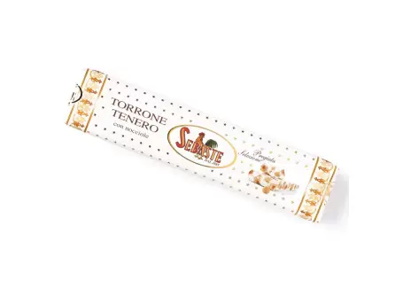 Torrone Tenero con Nocciole - Linea Pregiata - Sebaste - Torroni