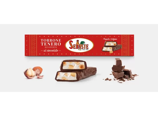 Soft Nougat Covered with Chocolate - Precious line - Sebaste - Nougats 2