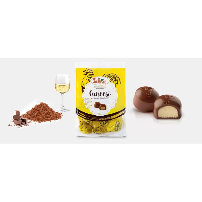 Cuneesi with Moscato d'Asti Cream - Sebaste - Sebaste - Chocolates and Goodies
