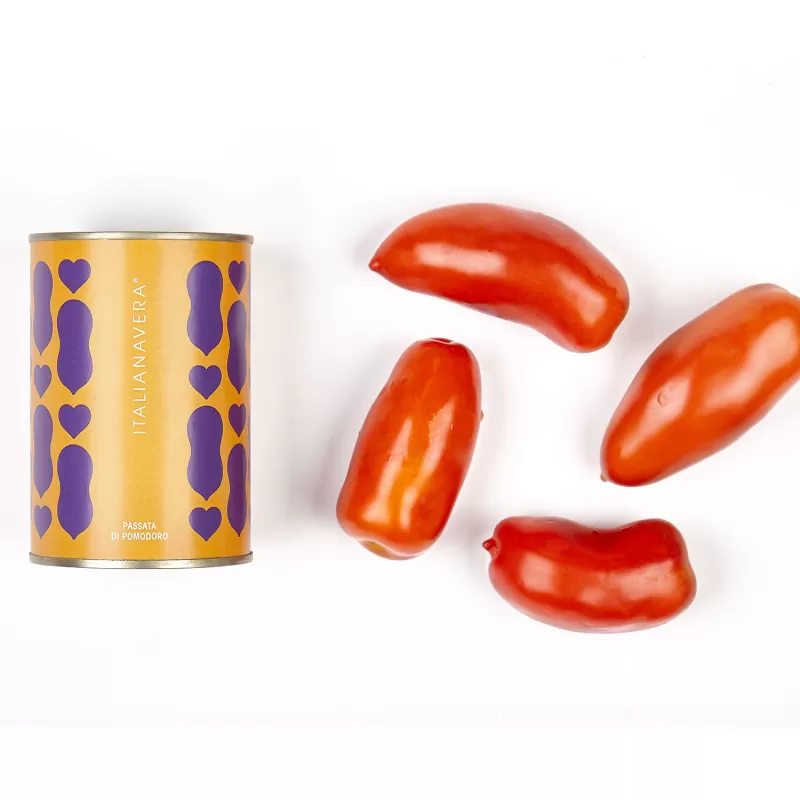Passata de Tomate - Ligne Veropop - 12 Boîtes - Italiana Vera - Sauces et Purées