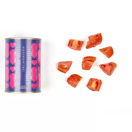 Tomato Pulp - Veropop Line - 12 Cans - Italiana Vera - Sauces and Tomato Sauces
