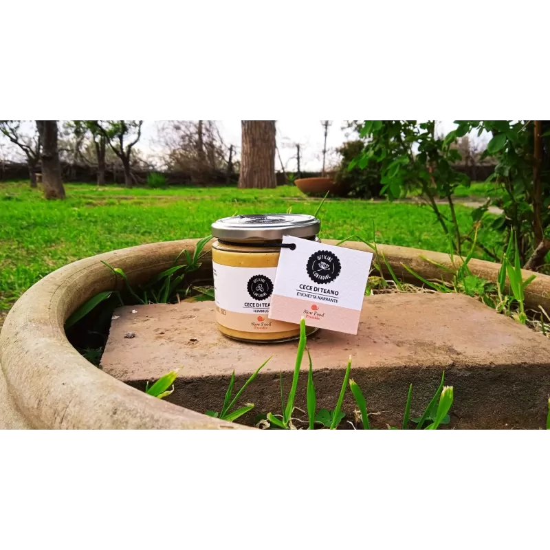 Hummus de pois chiches de Teano - 180 g - Officine Contadine - Crèmes et Pâtés