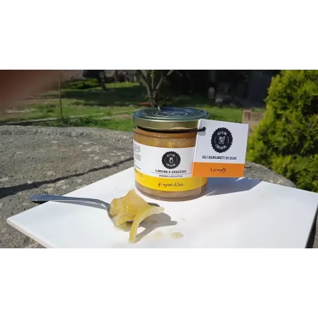 Zitronen-Ingwer-Marmelade - 230 g - Officine Contadine - Marmeladen und eingelegte Früchte