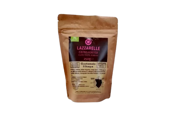 Caffè Lazzarelle macinato el Bosque 100% arabica - 250gr - Cooperativa Lazzarelle - Caffè in grani, macinato ed in cialde