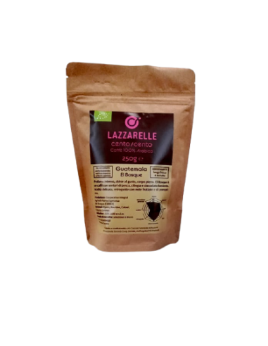 Lazzarelle Ground Coffee el Bosque 100% arabica - Cooperativa Lazzarelle - Coffee beans, ground coffee and coffee pods