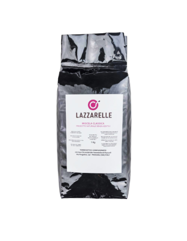 Roasted Lazzarelle Coffee Beans Classic Blend 1kg - Cooperativa Lazzarelle - Coffee beans, ground coffee and coffee pods