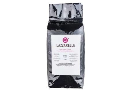 Caffè Lazzarelle tostato in grani Miscela Classica 1kg - Cooperativa Lazzarelle - Caffè in grani, macinato ed in cialde