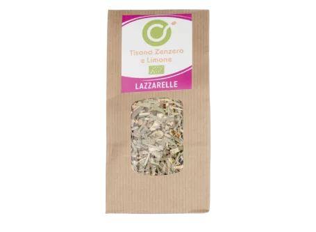 Tisana zenzero e limone Biologica - Cooperativa Lazzarelle - Tè, tisane ed infusi