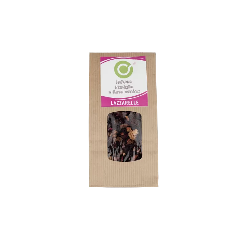 Rosehip and Organic Vanilla Infusion - Cooperativa Lazzarelle - Tea, herbal teas and infusions