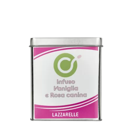 Boîte d'infusion Églantier et Vanille - 20 sachets - Cooperativa Lazzarelle - Thés, tisanes et infusions