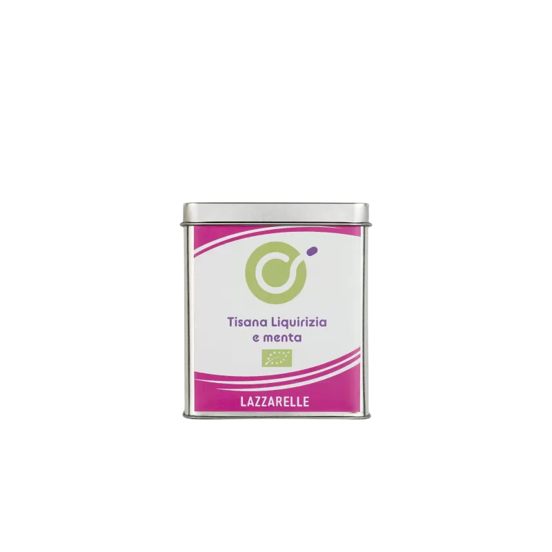 Box Tisane Réglisse et Menthe - 20 sachets - Cooperativa Lazzarelle - Thé, tisanes et infusions