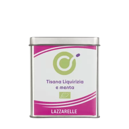 Box Tisane Réglisse et Menthe - 20 sachets - Cooperativa Lazzarelle - Thé, tisanes et infusions