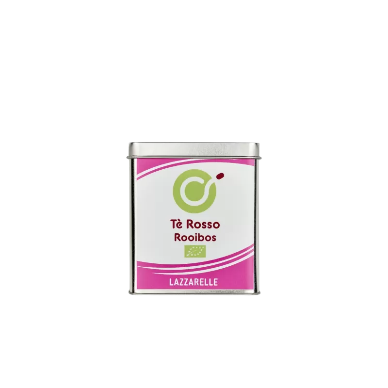 Boîte de Thé Rouge Rooibos - 20 sachets - Cooperativa Lazzarelle - Thé, tisanes et infusions