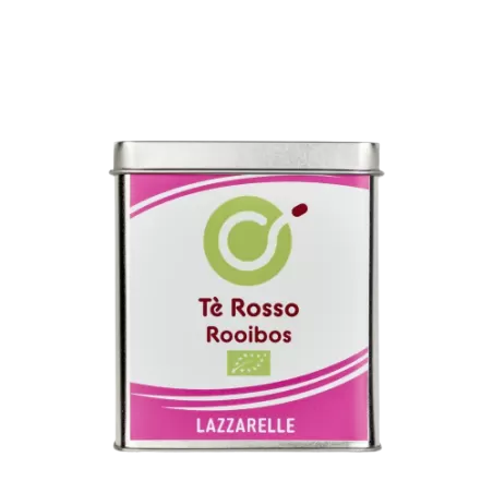 Boîte de Thé Rouge Rooibos - 20 sachets - Cooperativa Lazzarelle - Thé, tisanes et infusions