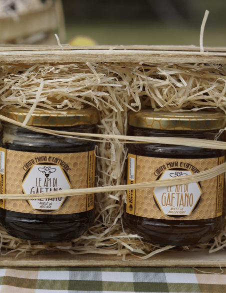 Box of Sweetness: Honeydew Honey and Wildflower Honey - Masseria Antonio Esposito Ferraioli - Honey