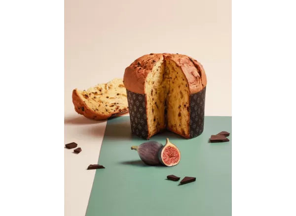 Artisan Panettone Chocolate and Figs - Pasticceria Giotto Oltre la Dolcezza - Traditional Sweets